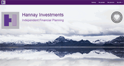 Desktop Screenshot of hannayinvestments.co.uk